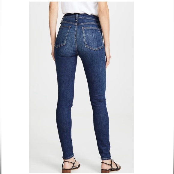 Rag & Bone Skinny Jean Women’s 29 Blue Mid Rise Long - Picture 2 of 12